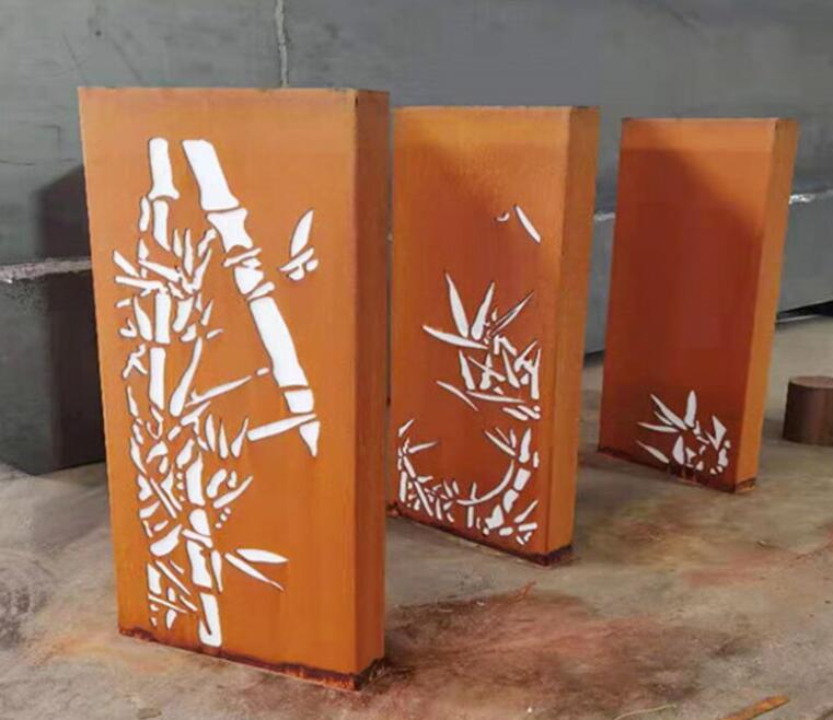 皋兰锈钢板灯箱